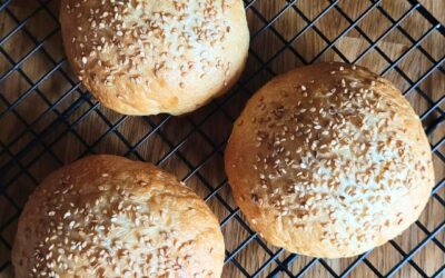 Die besten Burger Buns mit Sauerteig