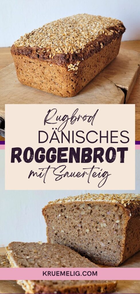 Danish rye bread with sourdough - Rugbrød