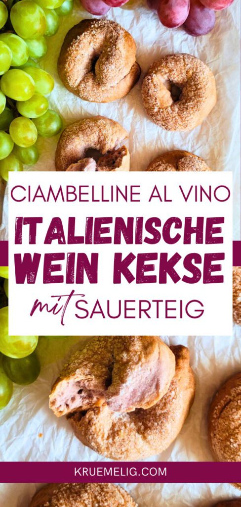Ciambelline al Vino: Italienische Kekse mit Sauerteig