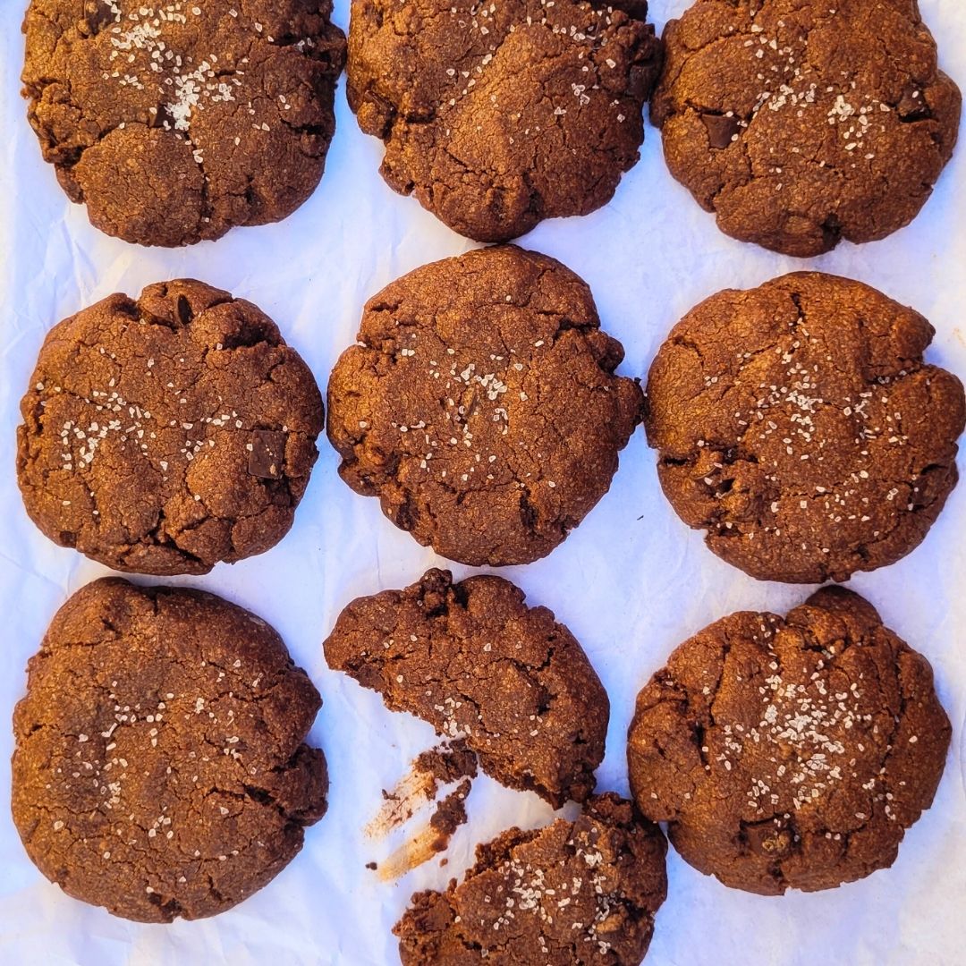 Schoko Cookies mit Sauerteig: Altes Anstellgut verwerten