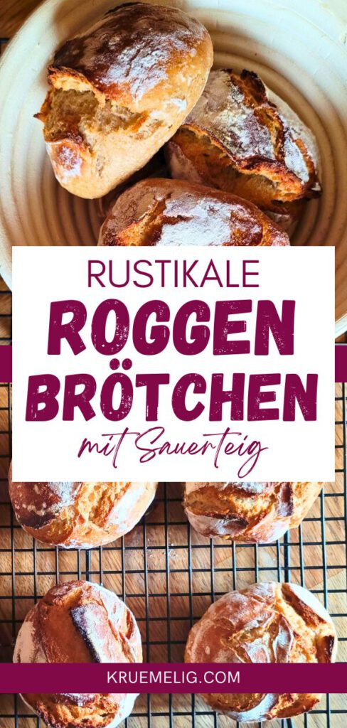 Rustikale Roggenbrötchen - Rezept wie vom Bäcker