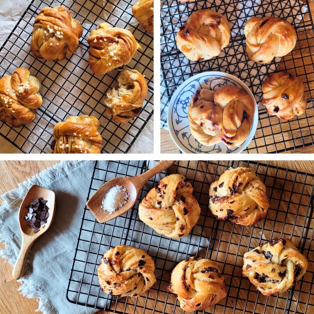 Drei Rezepte für süße Brioche-Knoten über Nacht – Süße Brötchen