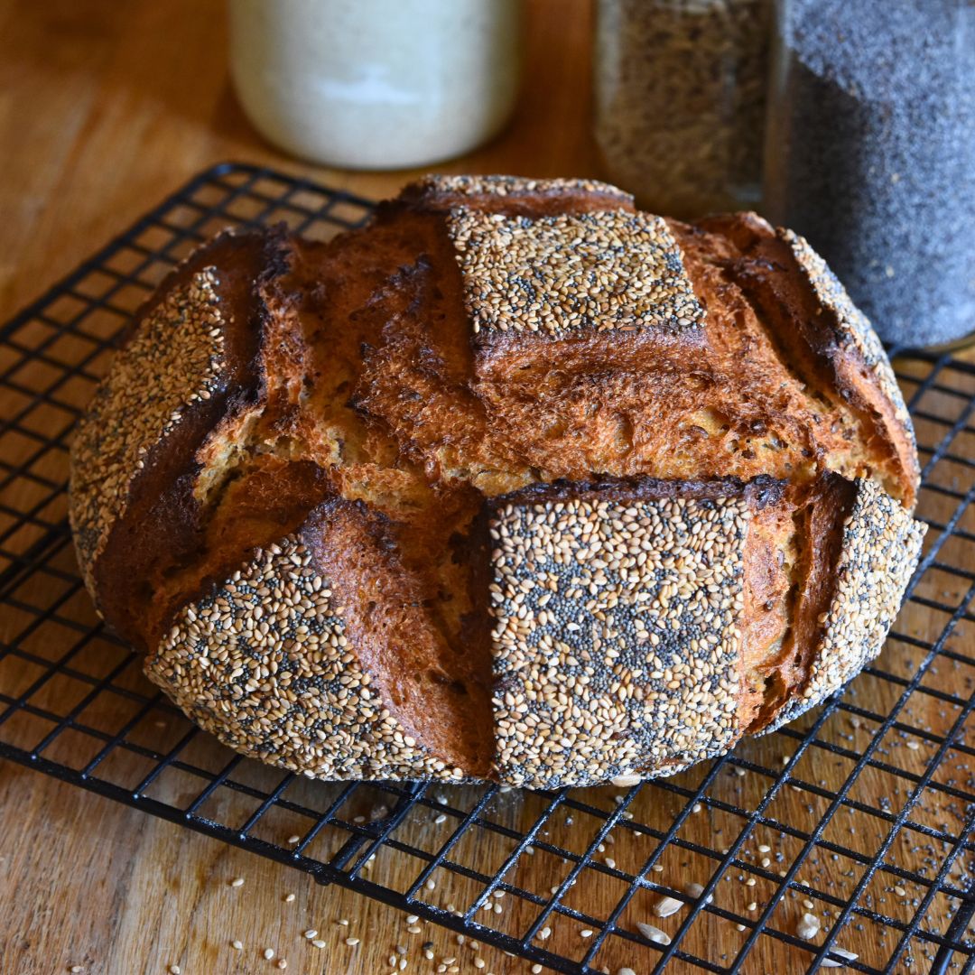 Gesundes Weltmeisterbrot Rezept mit Sauerteig