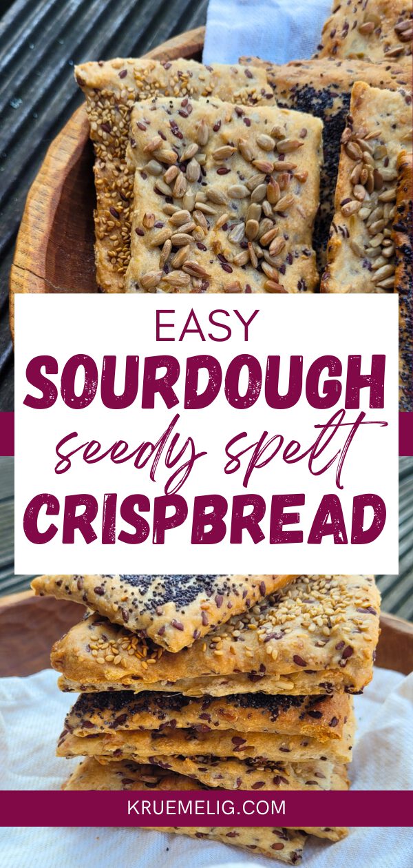 Make your own sourdough crispbread