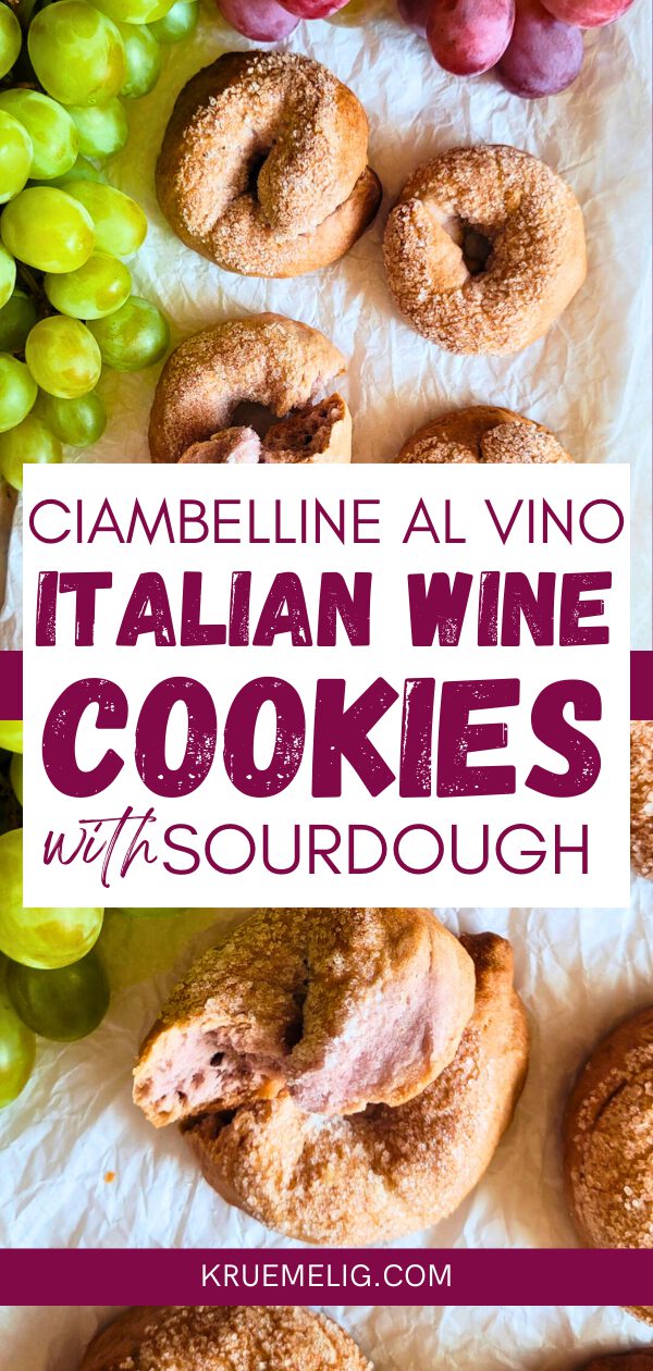 Italian Wine Cookie with Sourdough