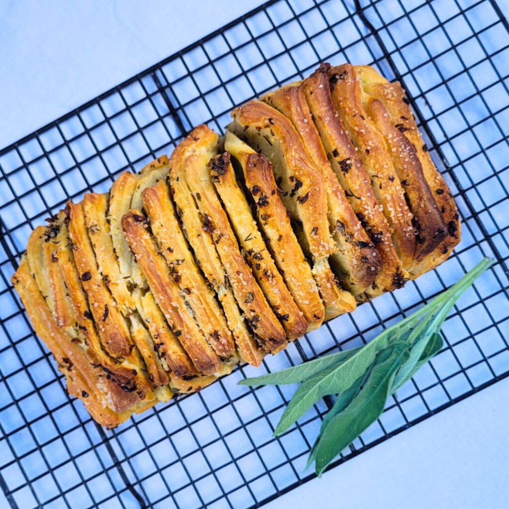 Sourdough pull apart bread