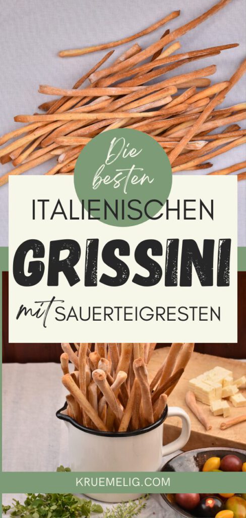 Die besten Grissini mit Sauerteigresten