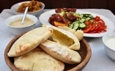 Homemade Sourdough Pita Bread