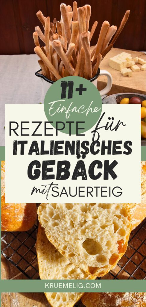 Rezepte für italienisches Gebäck mit Sauerteig