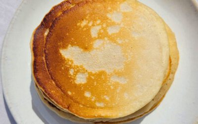 Einfache Sauerteig Pancakes