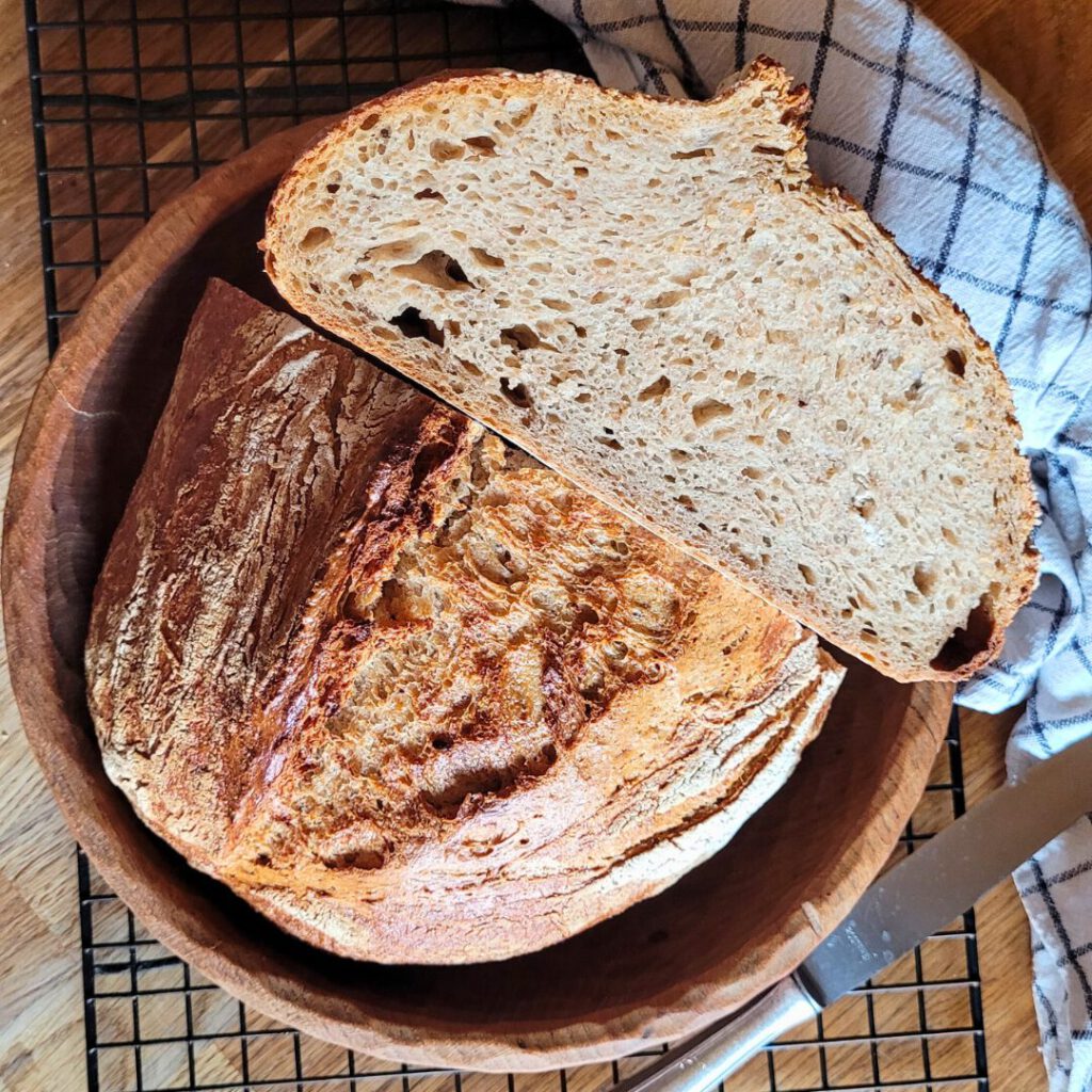 Sauerteigbrot ohne Topf