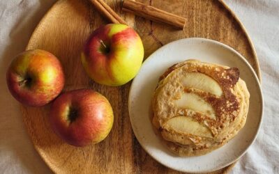 Sourdough Discard Apple Cinnamon Pancakes (Fall Breakfast)