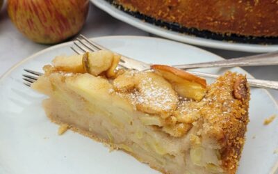 Unsichtbarer Apfelkuchen mit Sauerteig – Gateau Invisible aux Pommes