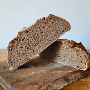 Roggen Emmer Brot mit Sauerteig
