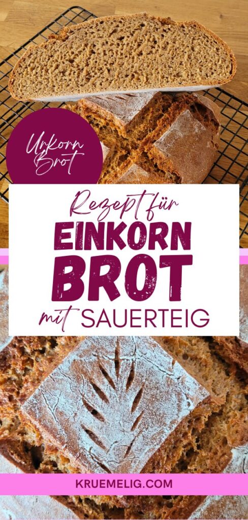 Rezept für Einkorbrot mit Sauerteig